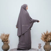 Alsyahra Exclusive Jilbab Set Khimar Shofa Niqab Poni Soft Crown Hijab Syari Premium