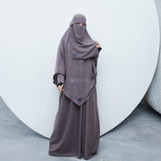 Alsyahra Exclusive Jilbab Set Khimar Shofa Niqab Poni Soft Crown Hijab Syari Premium