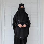 Alsyahra Exclusive Jilbab Set Khimar Shofa Niqab Poni Soft Crown Hijab Syari Premium