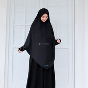 Alsyahra Exclusive Jilbab Set Khimar Shofa Niqab Poni Soft Crown Hijab Syari Premium