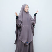 Alsyahra Exclusive Jilbab Set Khimar Shofa Niqab Poni Soft Crown Hijab Syari Premium