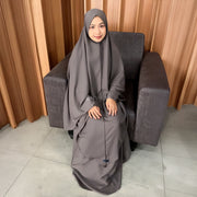 Alsyahra Exclusive Jilbab Set Khimar Shofa Haramain Niqab Poni Soft Crown Hijab Panjang Premium
