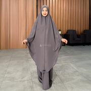Alsyahra Exclusive Jilbab Set Khimar Shofa Haramain Niqab Poni Soft Crown Hijab Panjang Premium