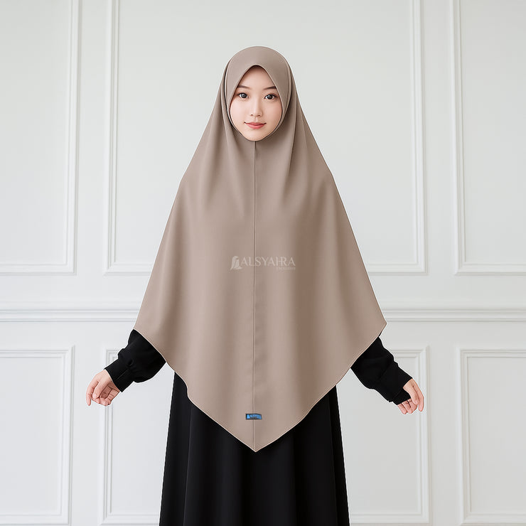 Alsyahra Exclusive Jilbab Set Khimar Shofa Niqab Poni Soft Crown Hijab Syari Premium