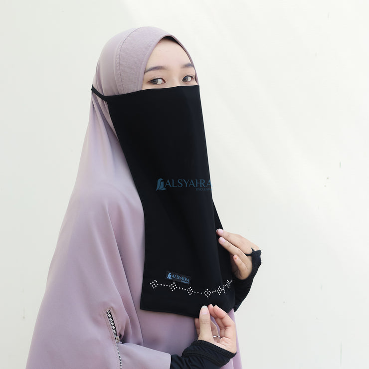 Cadar Tali Alhajr Sifon Jetblack Alsyahra Exclusive
