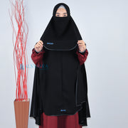 Alsyahra Exclusive  Bundling Gamis Khimar Dinda Hauw