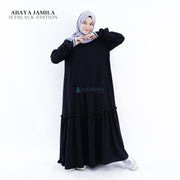 Alsyahra Exclusive X Wardah Maulina Bundling Gamis French Khimar Fatimah Size L