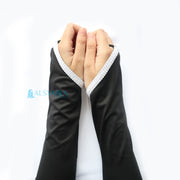 Alsyahra Exclusive Manset Handsock Cincin Motif Qaf White