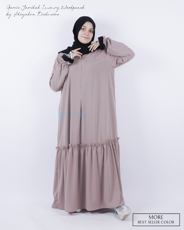 Abaya Gamis Jamila Luxury Wolfis Alsyahra Exclusive