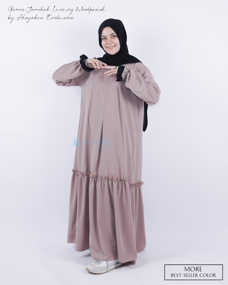 Abaya Gamis Jamila Luxury Wolfis Alsyahra Exclusive