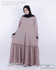 Abaya Gamis Jamila Luxury Wolfis Alsyahra Exclusive