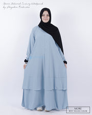 Abaya Gamis Salamah Luxury Wolfis Alsyahra Exclusive