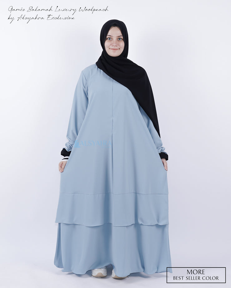 Abaya Gamis Salamah Luxury Wolfis Alsyahra Exclusive