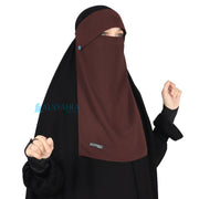 Niqab Poni Kancing Raudhah Sifon Premium Alsyahra Exclusive