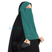 Niqab Poni Kancing Raudhah Sifon Premium Alsyahra Exclusive