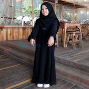 Alsyahra Exclusive Abaya Gamis Humaira Kids Jetblack