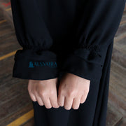 Alsyahra Exclusive Abaya Gamis Humaira Kids Jetblack