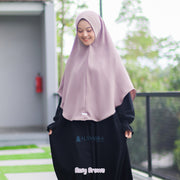 Alsyahra Exclusive Set Khimar Khanza Size XL Soft Crown Exclusive