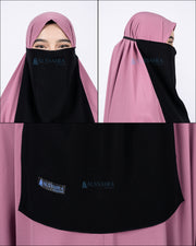 Cadar Tali Karet Sifon Jetblack Alsyahra Exclusive