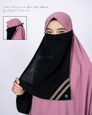 Cadar Tali Kiswah Sifon Silk Jetblack Alsyahra Exclusive
