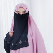 Alsyahra Exclusive Cadar Tali Mediterania Sifon Silk Jetblack