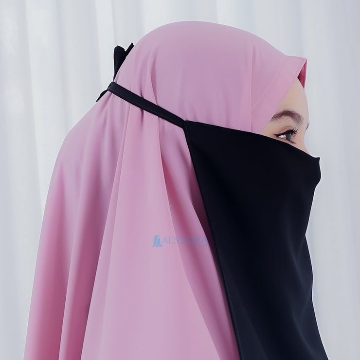 Alsyahra Exclusive Cadar Tali Mediterania Sifon Silk Jetblack