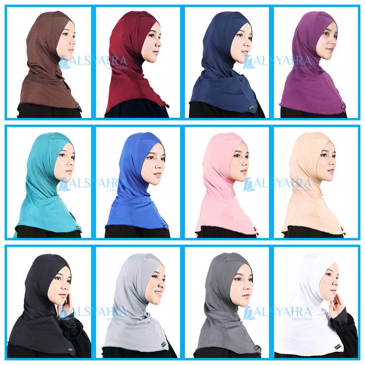 Inner Hijab Daleman Ciput Silang Ninja Premium Alsyahra Exclusive