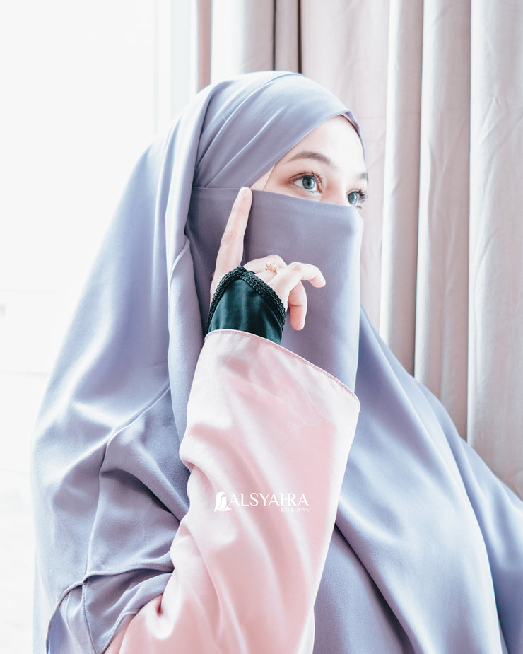 French Khimar Ayumi Sifon Premium by Alsyahra Exclusive