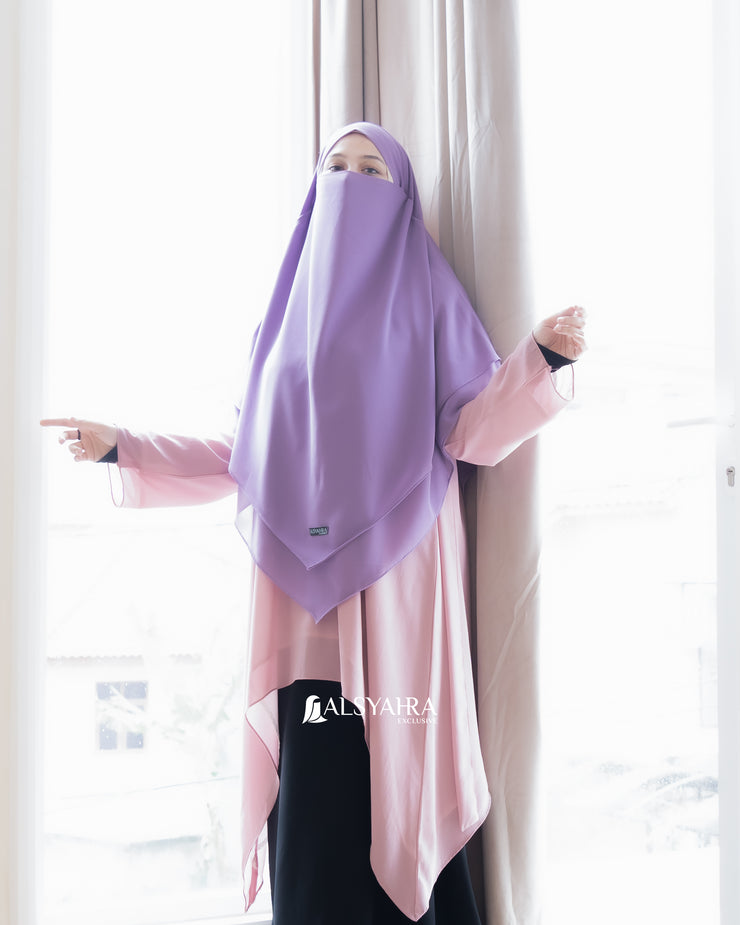 French Khimar Ayumi Sifon Premium by Alsyahra Exclusive