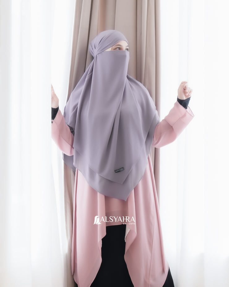 French Khimar Ayumi Sifon Premium by Alsyahra Exclusive