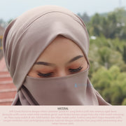 Alsyahra Exclusive French Khimar Ayumi Size L Soft Crown Exclusive
