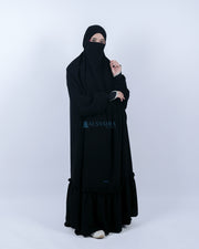 French Khimar Zahira Haramain Jetblack Alsyahra Exclusive