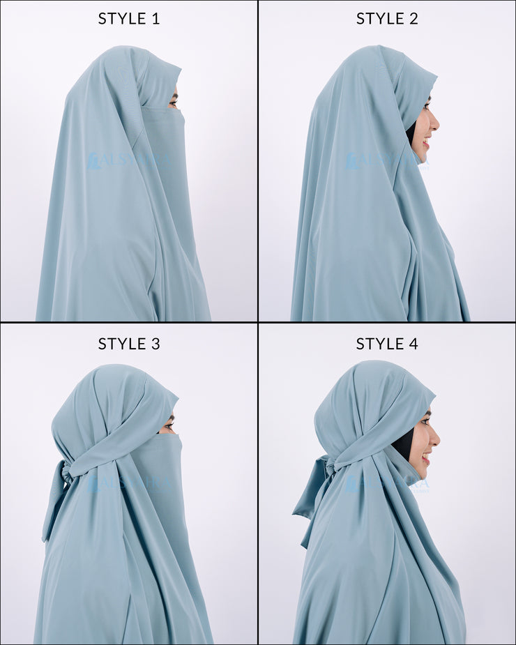 French Khimar Zahira Haramain Luxury Wolfis Alsyahra Exclusive