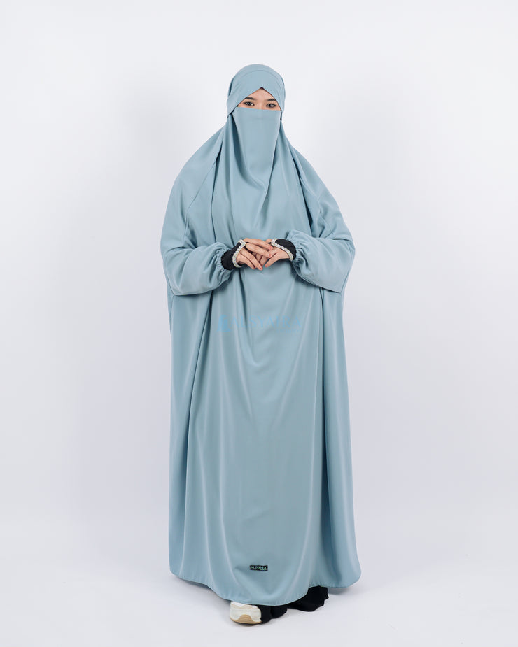 French Khimar Zahira Haramain Luxury Wolfis Alsyahra Exclusive