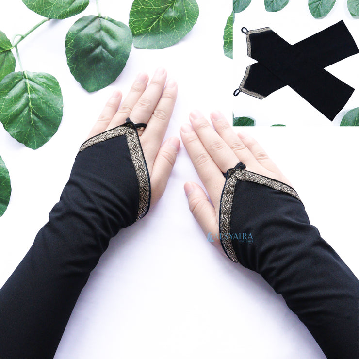 Manset Handsock Cincin Motif Kiswah Alsyahra Exclusive