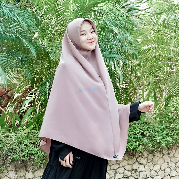 Set Khimar Instan Aisyah Luxury Wolfis Alsyahra Exclusive