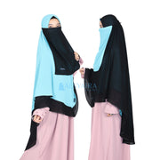 Set Khimar Maleeka Bisban Queen BolBal 2 Material Alsyahra Exclusive XXL