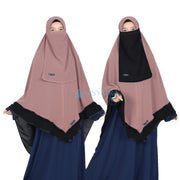 Set Khimar Maleeka Bisban Queen BolBal 2 Material Alsyahra Exclusive XXL