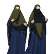 Set Khimar Maleeka Bisban Queen BolBal 2 Material Alsyahra Exclusive XXL