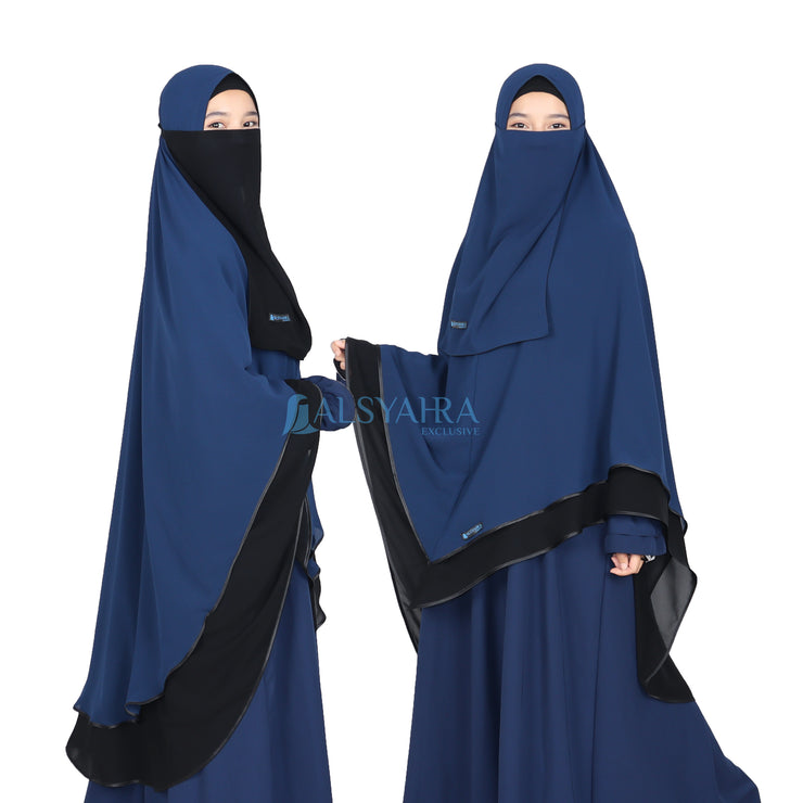 Set Khimar Maleeka Bisban Queen BolBal 2 Material Alsyahra Exclusive XL