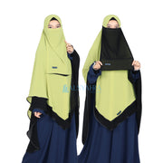 Set Khimar Maleeka Bisban Queen BolBal 2 Material Alsyahra Exclusive XXL
