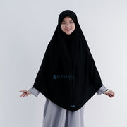 Set Khimar Instan Aisyah Jetblack Alsyahra Exclusive