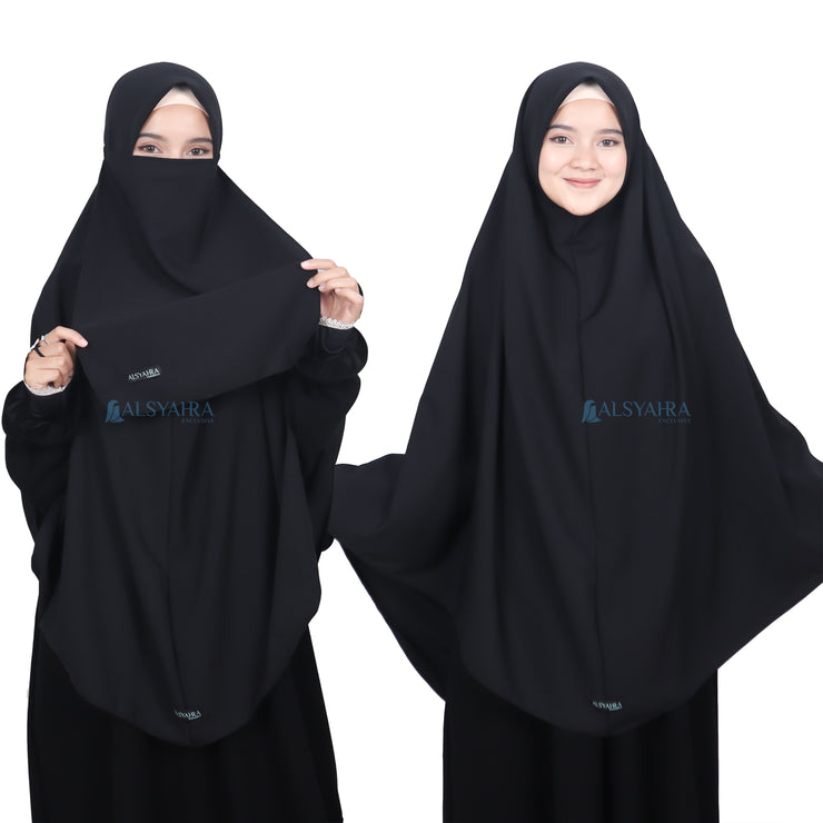 Set Khimar Instan Aisyah Luxury Wolfis Alsyahra Exclusive