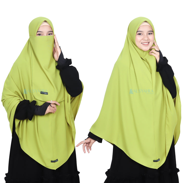 Set Khimar Instan Aisyah Luxury Wolfis Alsyahra Exclusive