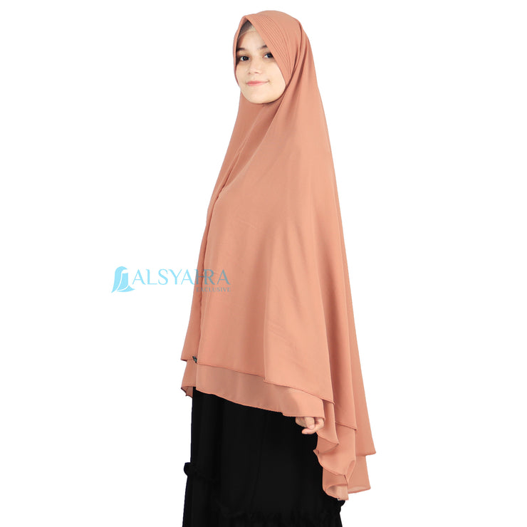 Set Khimar Syari Cerutti 2 Layer Size XL Alsyahra Exclusive
