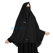 Set Khimar Syari Cerutti 2 Layer Size XL Alsyahra Exclusive