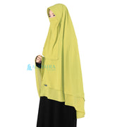 Set Khimar Syari Cerutti 2 Layer Size XL Alsyahra Exclusive