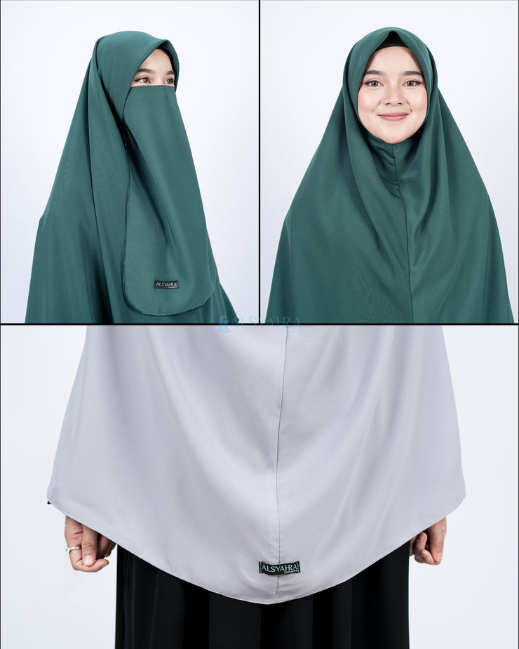 Set Khimar Instan Aisyah Luxury Wolfis Alsyahra Exclusive