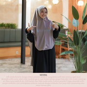 Alsyahra Exclusive Set Khimar Khanza Size L Soft Crown Exclusive