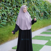 Alsyahra Exclusive Set Khimar Khanza Size L Soft Crown Exclusive
